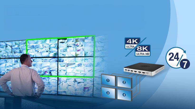 AI와 HDMI 2.1 기술로 기업 통제실의 시각적 성능 최적화